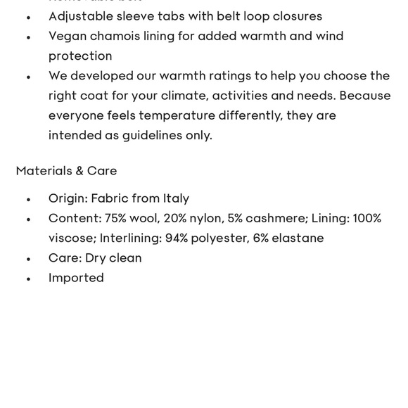 Babaton Aspire Trench - Small - Wool/Cashmere - Picture 4 of 7